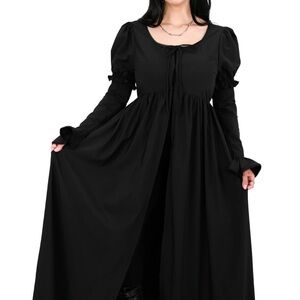 Foxblood Ellen Puff Sleeve Duster